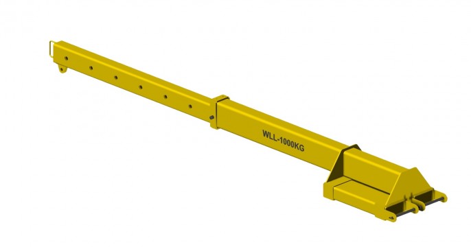 Kraanarm voor heftruck