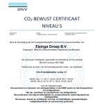 CO2-prestatieladder niveau 5 certificering